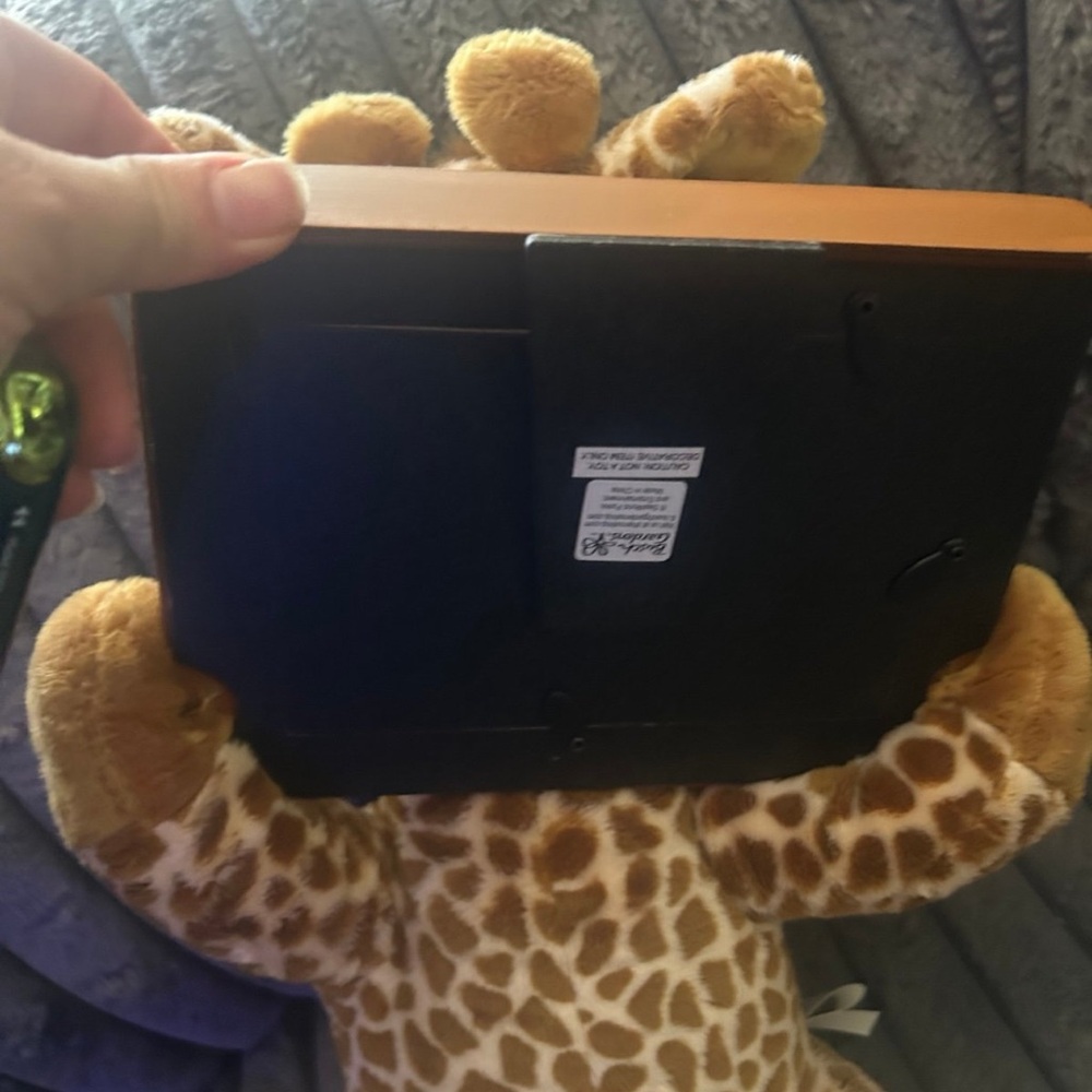 Busch Gardens Giraffe Plush Picture Frame - Tan and Brown - Picture 6 of 6
